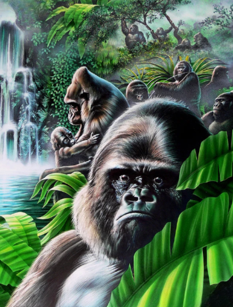 Diamond Painting Gorillor*