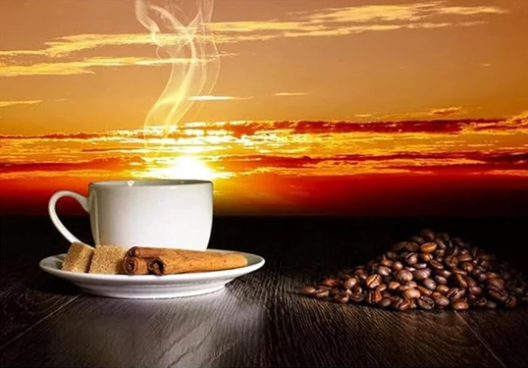 Diamond Painting Sunset Coffee*