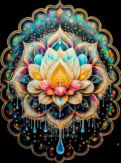 Diamond Painting Lotus*