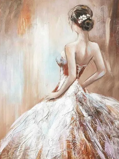 Diamond Painting Woman In Dress*