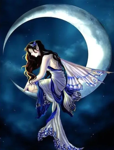 Diamond Painting Moon Fairy*