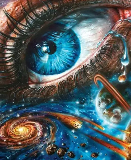 Diamond Painting Galaxy Eye*