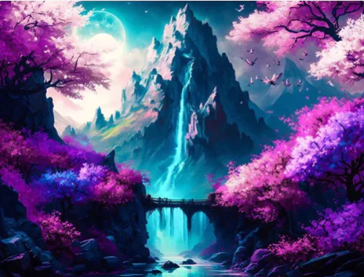 Diamond Painting AB Mountain*