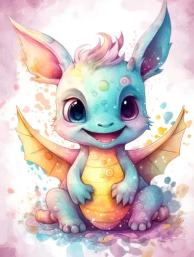 Diamond Painting AB Dragon*