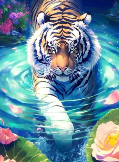Diamond Painting AB Tiger*