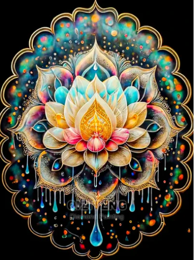 Diamond Painting AB Drill Lotus*