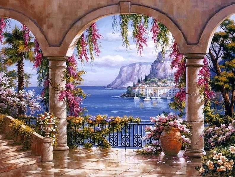 Diamond Painting Havsutsikt*
