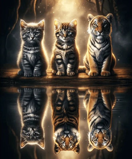 Diamond Painting Three Ctas Reflections*