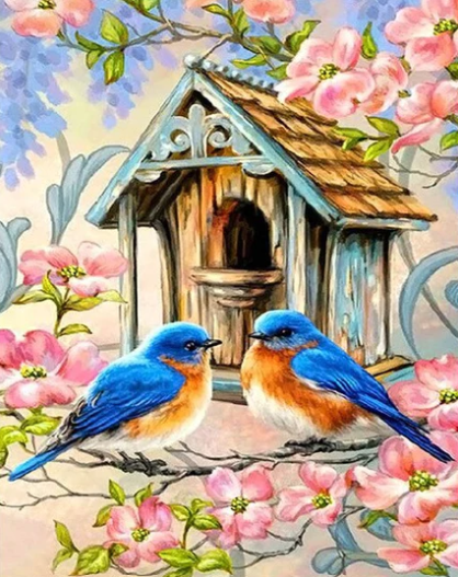Diamond Painting Birdnest*
