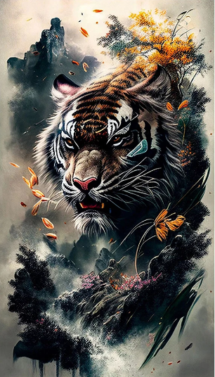 Diamond Painting Tiger*