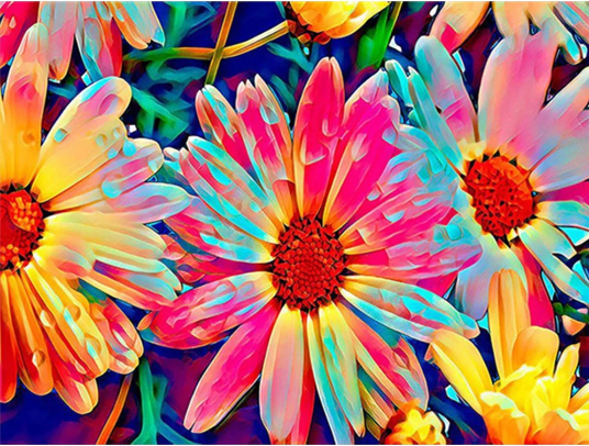 Diamond Painting Color Daisy*