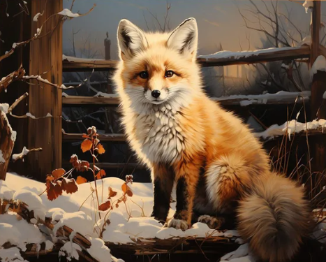 Diamond Painting Fox*