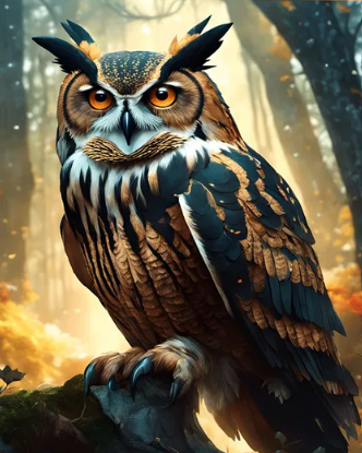 Diamond Painting Owl*