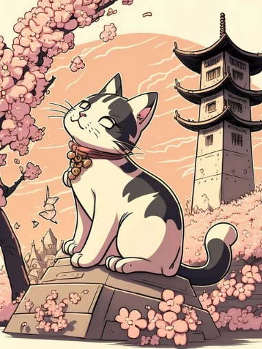 Diamond Painting Asian Cat*