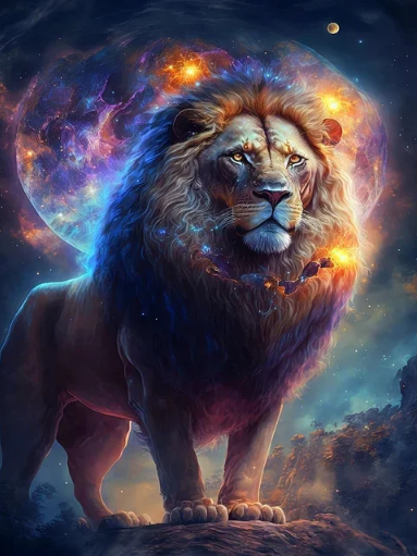 Diamond Painting Great Lion*