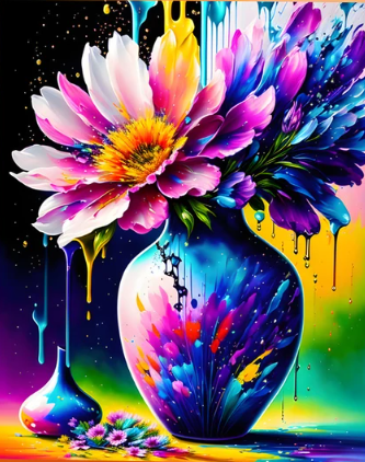 Diamond Painting Flower Painting*