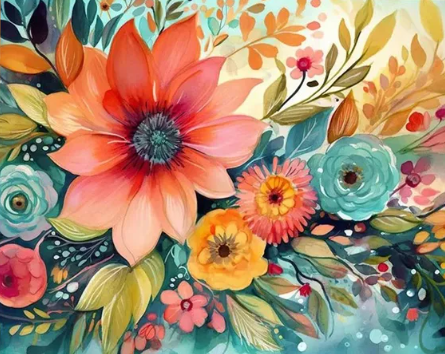 Diamond Painting Flowers*