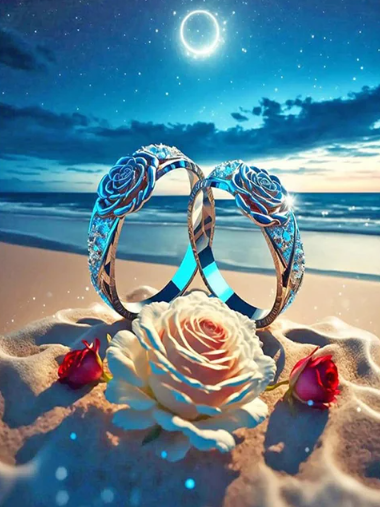 Diamond Painting Love Rings*