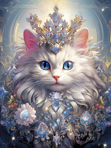 Diamond Painting Cat Chrystals*