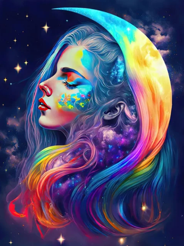 Diamond Painting Beauty Stars*