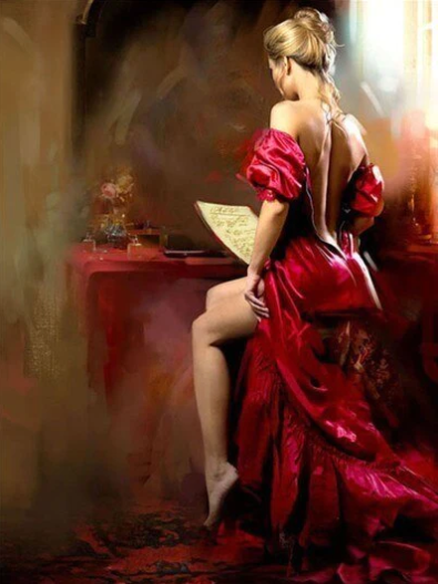 Diamond Painting Sensual Woman*