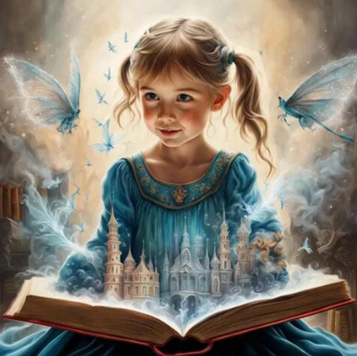 Diamond Painting Girl Fairytale*
