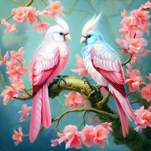 Diamond Painting Exotic Birds*