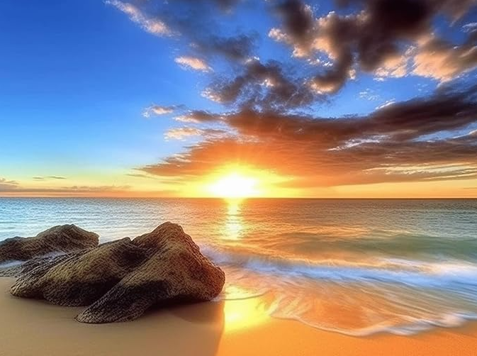 Diamond Painting Beautiful Sunset