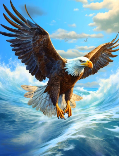 Diamond Painting Ocean Eagle*