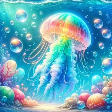 Diamond Painting Color Jellyfish*