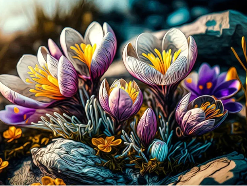 Diamond Painting Krokus*