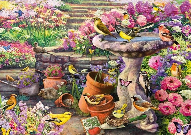 Diamond Painting Garden Birds*