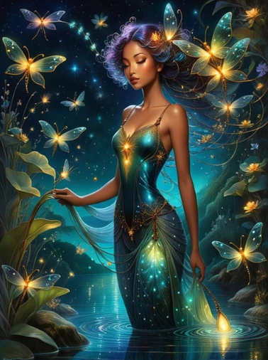 Diamond Painting Beauty And Butterflies*