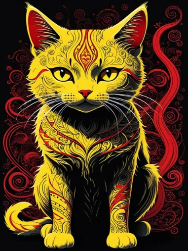 Diamond Painting Art Cat*