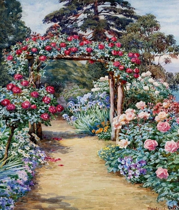 Diamond Painting Rosenbåge*