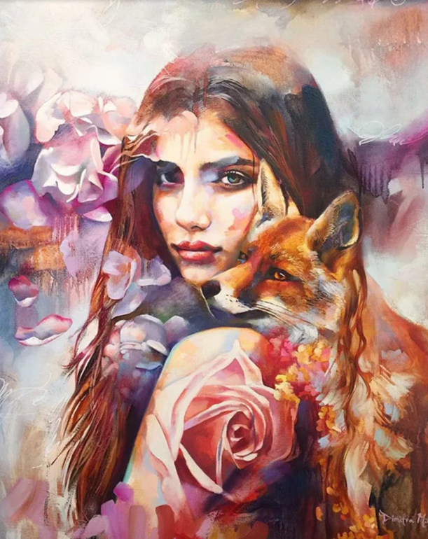 Diamond Painting Beauty And Fox*