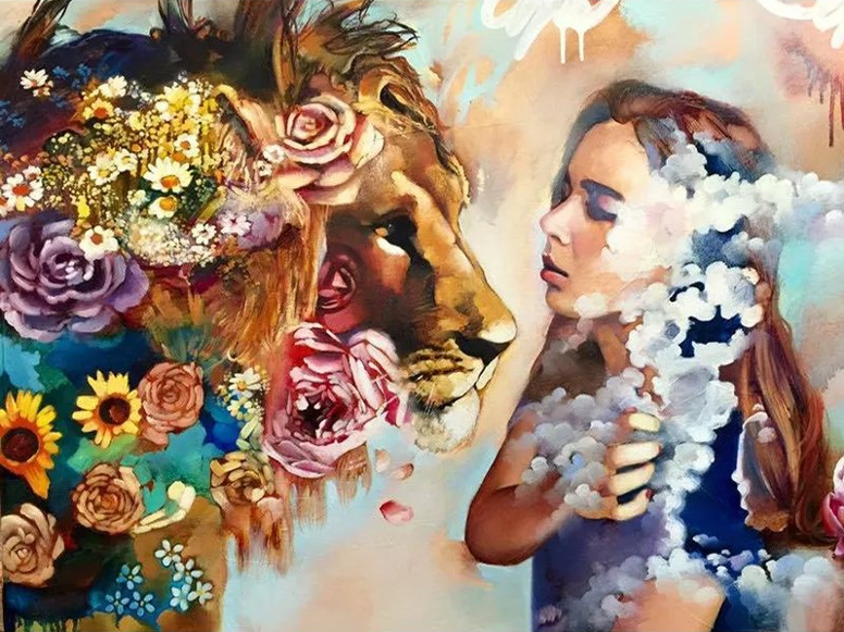Diamond Painting Beauty And Lion*