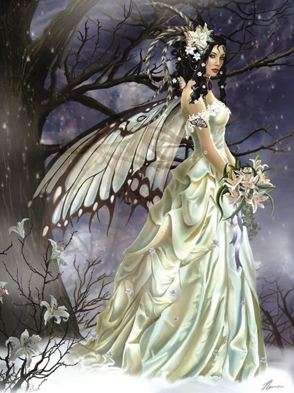 Diamond Painting Butterfly Bride*