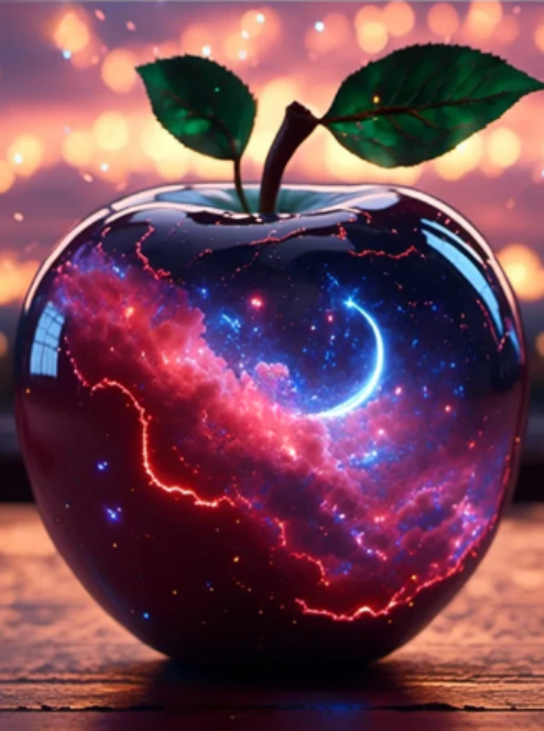 Diamond Painting Apple Universe*