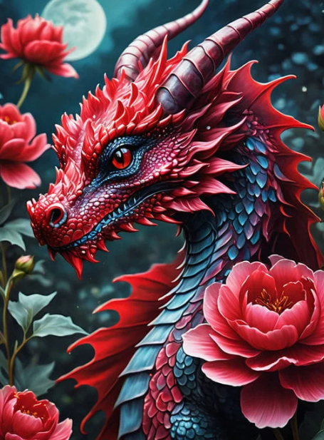 Diamond Painting Red Dragon*