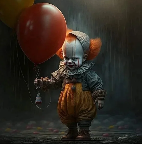 Diamond Painting Scary Clown*