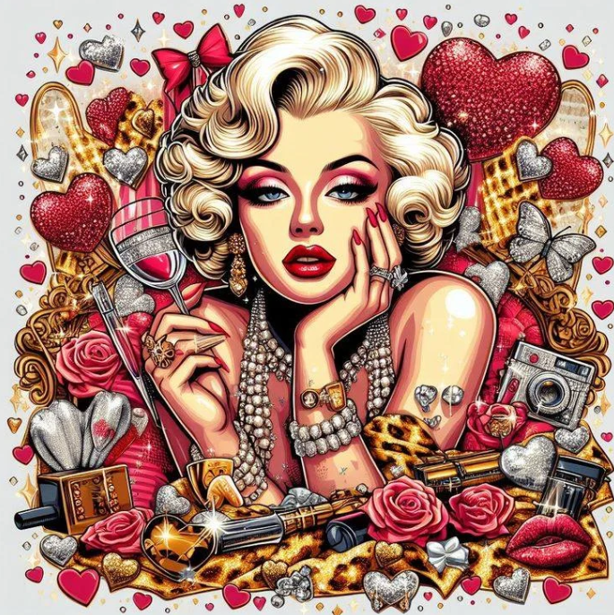 Diamond Painting Marilyn Luxery*