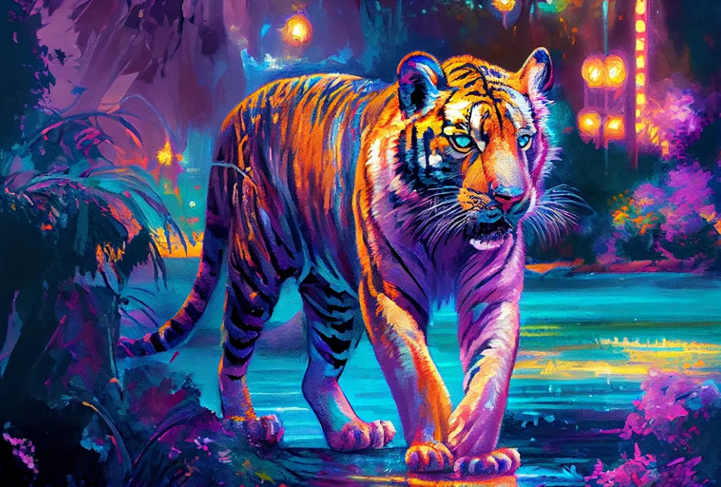 Diamond Painting Color Tiger*