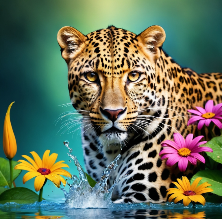 Diamond Painting Leopard*