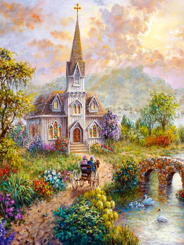 Diamond Painting Church*