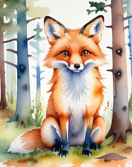 Diamond Painting Räv*