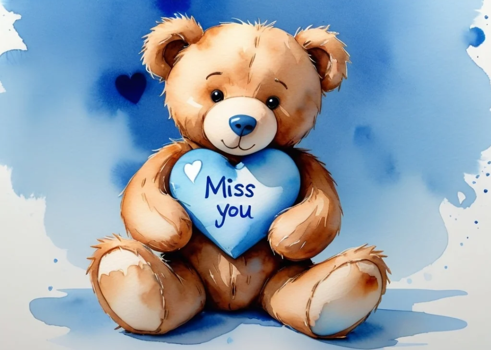 Diamond Painting Teddybear Love You*