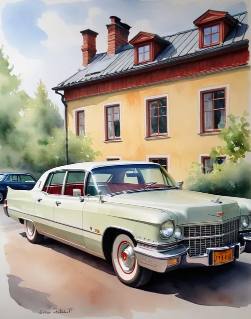 Diamond Painting Classic Car*