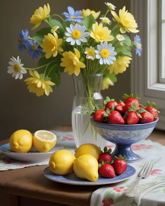 Diamond Painting Flowers And Fruits*