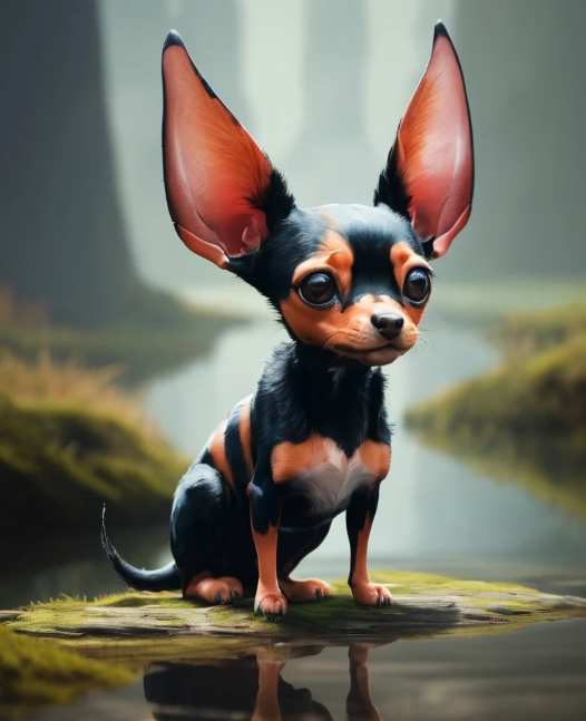 Diamond Painting Dog Big Ears*